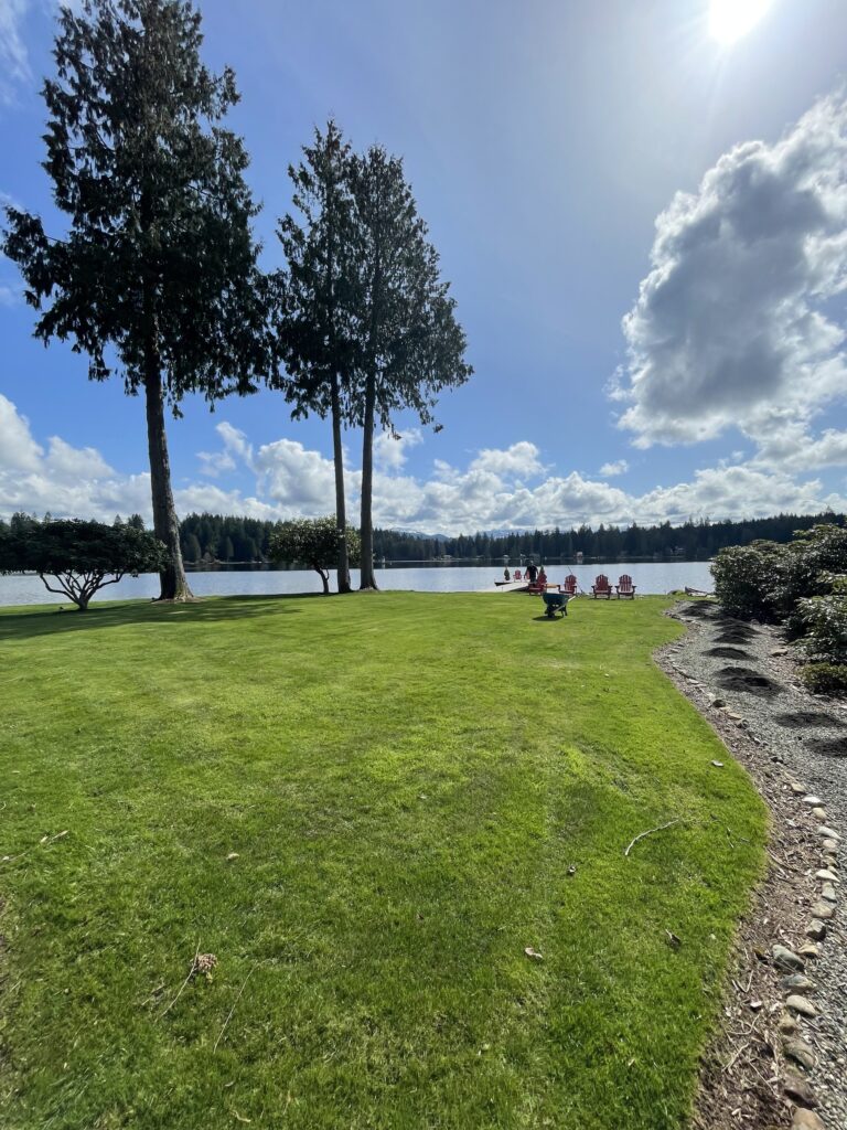 Lawn care yard in Redmond, WA